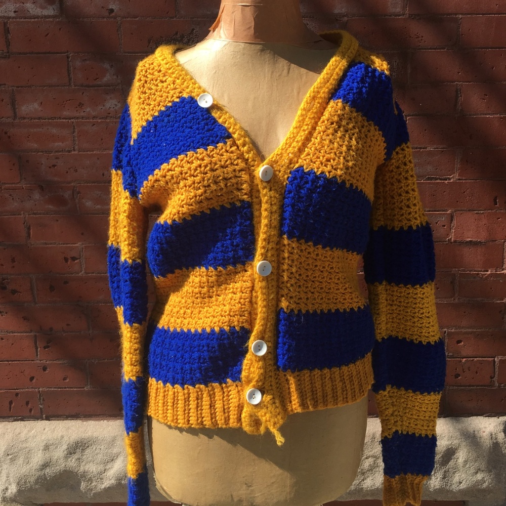Vintage Crochet Cardigan